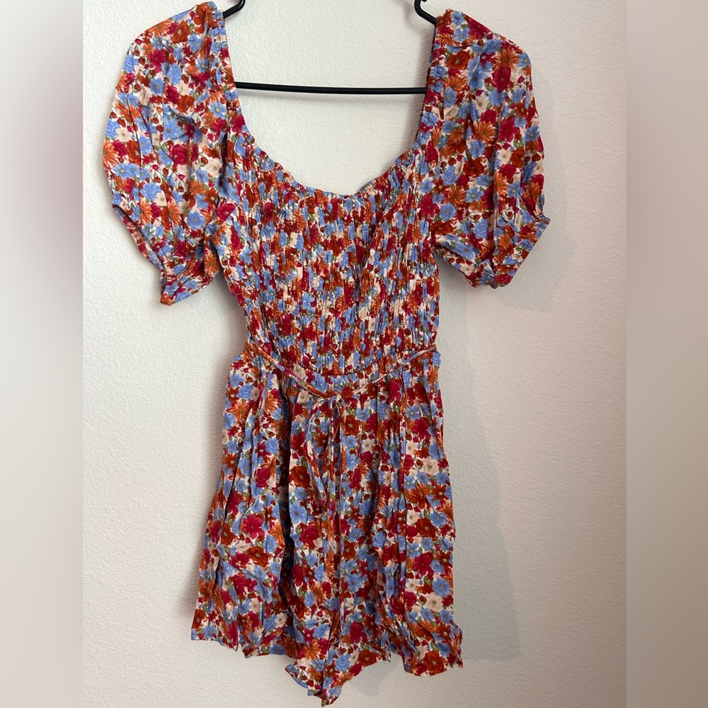 FOREVER 21 FLORAL ROMPER NEW WITH TAGS